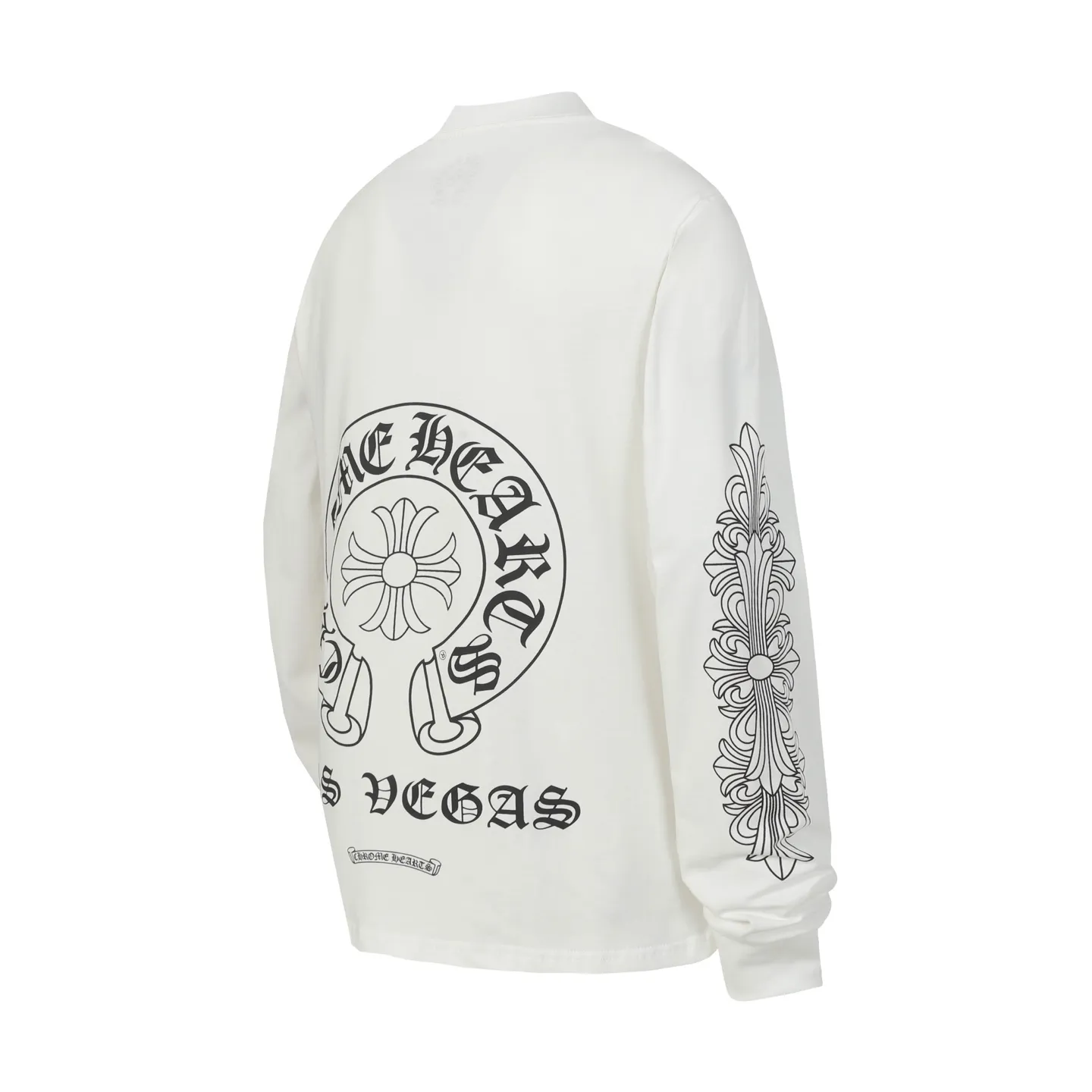 P150 2125 style -Chrome Hearts/Chrome Hearts Hong Kong limited Sanskrit letter printed long-sleeved T-shirt -High weight, high density and high quality. The wool is soft, delicate and skin-friendly. It feels soft and silky. It has excellent warmth and skin-friendly properties.
